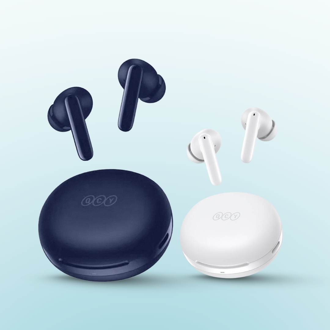 Original QCY T13 ANC 2 TWS Earbuds with 4-Mic ENC & QCY App Support